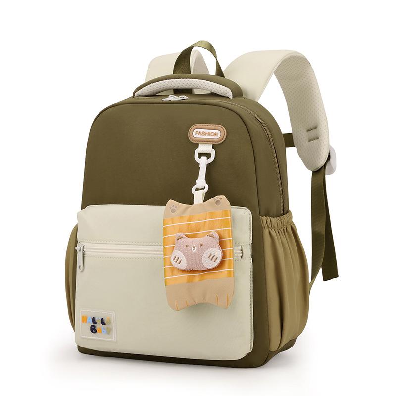 New color matching children's backpack cute kindergarten schoolbag casual light travel backpack primary school students