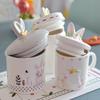 Ruhan Cartoon Rabbit Porcelain Bowl
