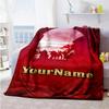 Liverpool Personalized Name Blanket Gift Personalized Blanket Comfortable Great for Office Chair Office Livingroom Sofa Ideal for All Seasons