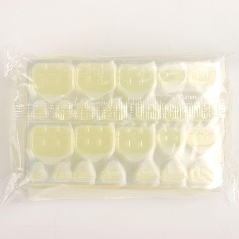 

Meiqi Двусторонний клей Кристалл Ультратонкий Удлиненный Носимый Армор Foot Jelly-Yellow