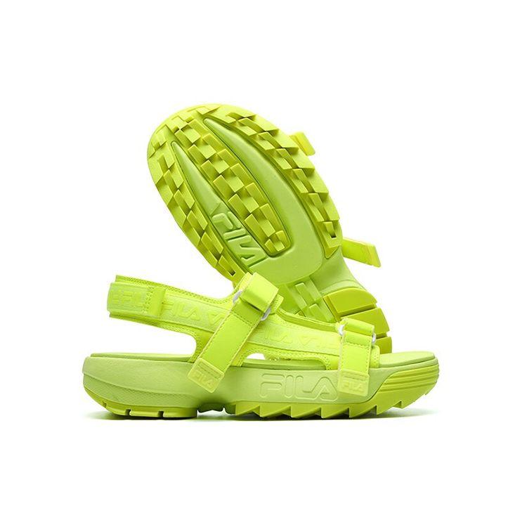 FILA Disruptor Sports Sandals Women Sandals Bright-Yellow F12W114538FYE