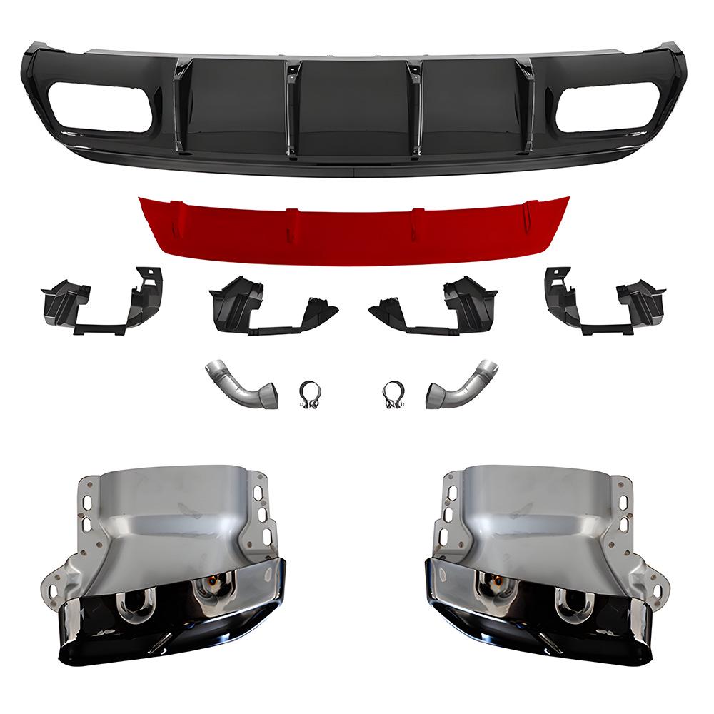 Mercedes-Benz A-Class W176 (13-18) A45 Rear Diffuser Tailpipes Upgrade with Quality Assurance