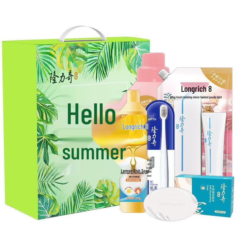 Longliqi Colorful Summer 6-Piece Household Essentials Set