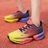 Full Palm Carbon Board Running Shoes Men's New Ultra-light Shock Absorption Marathon Professional Running Shoes Men's Summer Sports Shoes