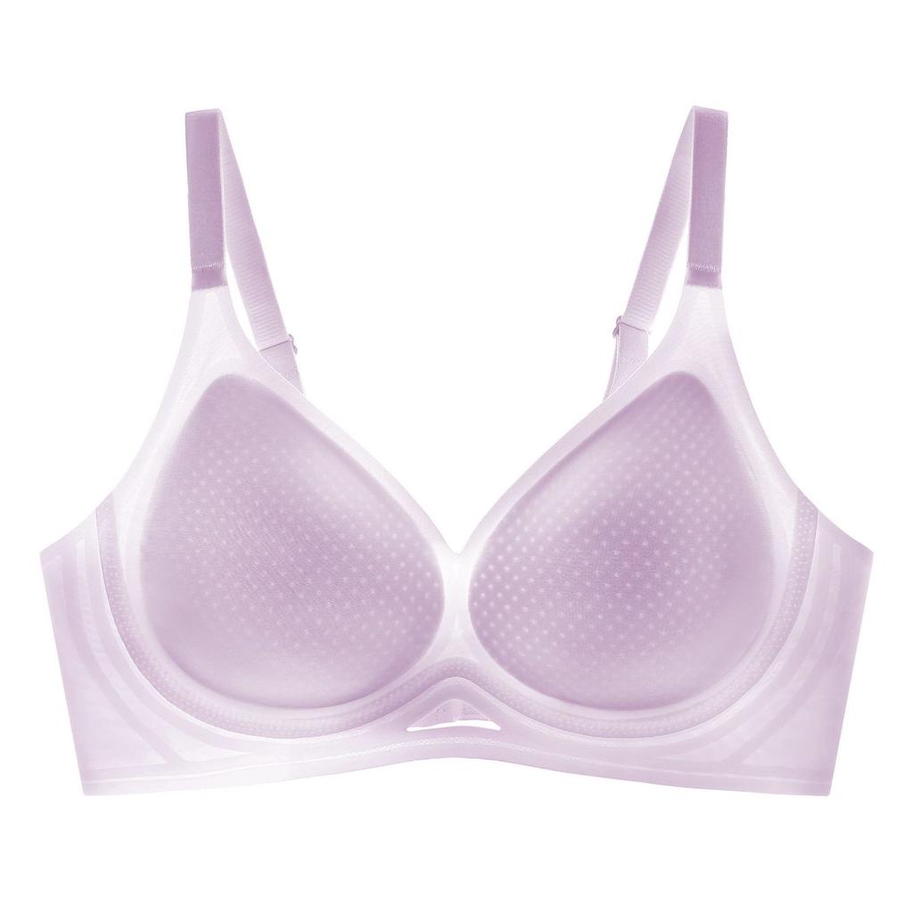 Thin Small Breasts In Summer Gather Without Marks, Jelly Soft Support, Double Breasts, Anti-sagging, Upper Support, Breathable Bra Cover