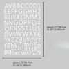 12 Letter Stickers Color English Digital Combination DIY Water Cup Computer Decoration Waterproof Hand Account Stickers