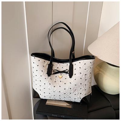Large Capacity Cloth Bag Bag Women's Summer Versatile New Casual Shoulder Shopping Bag Student Tote Bag