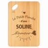 Planche À Découper / Plateau Apéro - PLANETEE - Soline d'Amour - Bambou - 30 X 20 X 1 Cm - Bords Arrondis