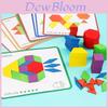 Holzform-Puzzle Lernspielzeug für Kinder mit Farbzuordnung für die Früherziehung Entwicklung