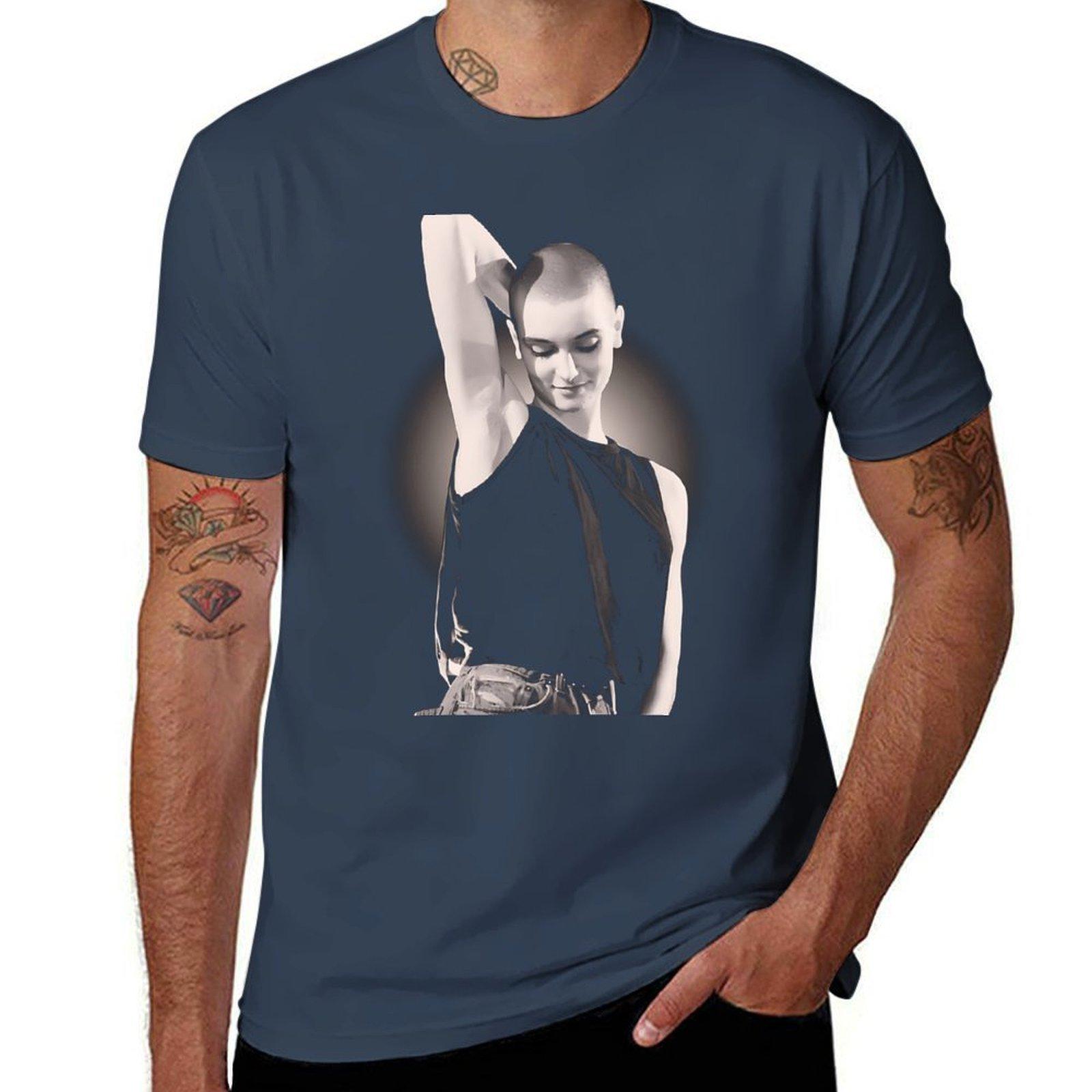 Sinead O connor Sinead O connor T-Shirt Large Size Basic Casual T-Shirt S