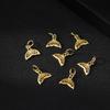 Sand Gold Butterfly Enamel Pendant with Strong Color Retention - DIY Jewelry Accessory