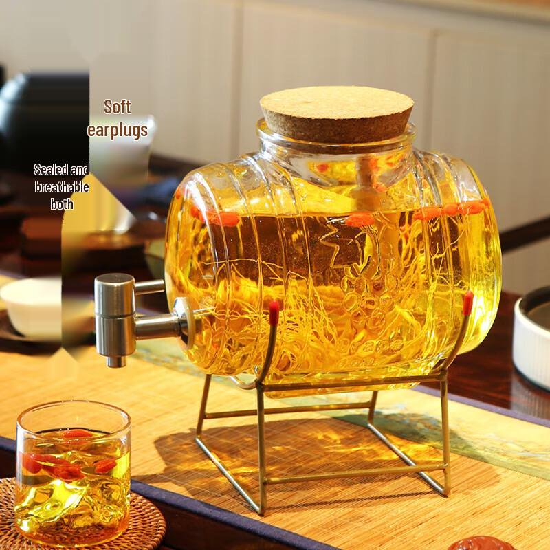 Weiyi 5L Thickened Glass Fermentation Jar with Faucet