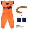 Halloween Kostiumy Cosplay dla Dorosłych Dzieci Syn Goku Garnitury Krillin Stroje Impreza Anime Kostiumy Dziecięce Ogon Opaska na Nadgarstek Peruka Super Saiyan