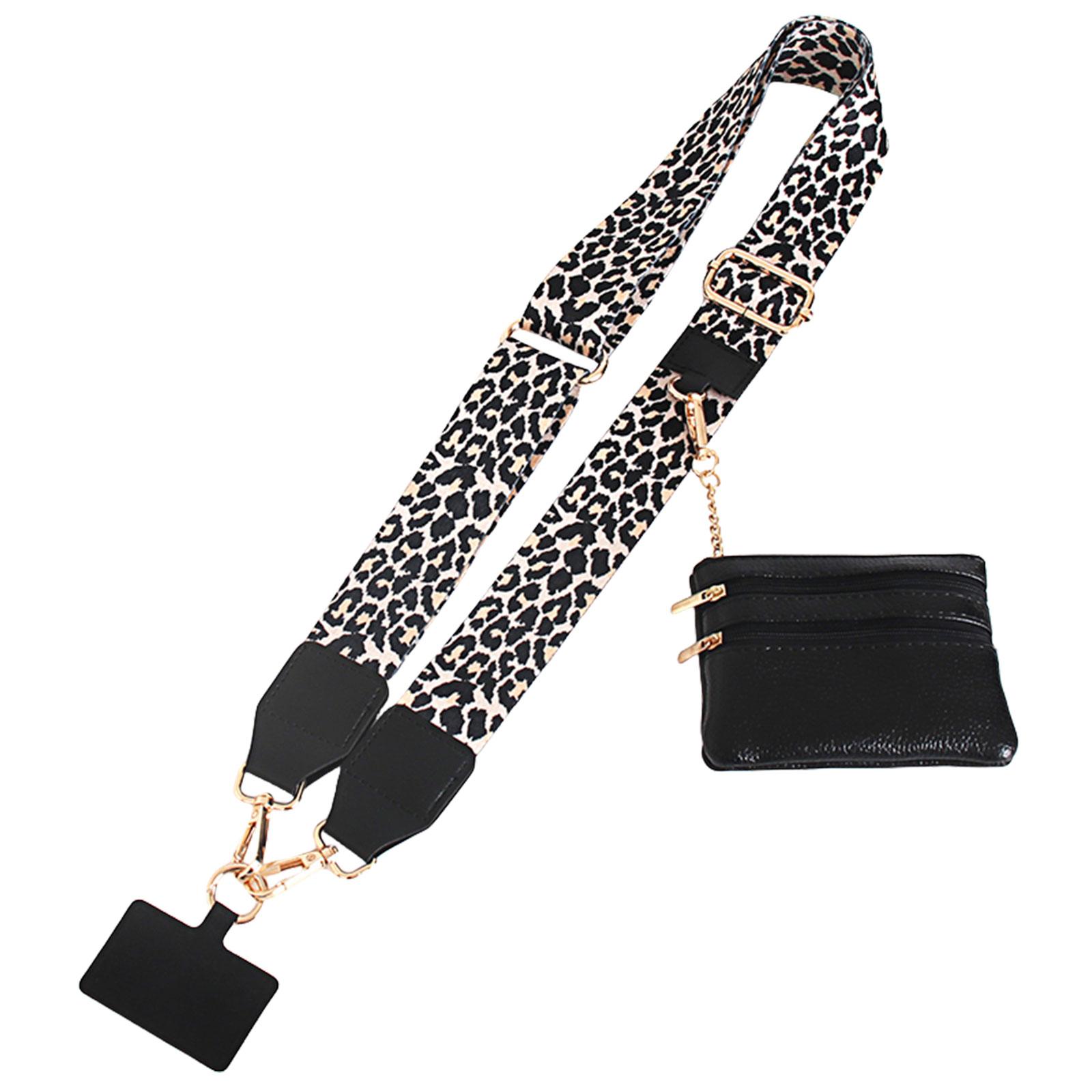 

Adjustable Phone Strap Multifunctional Phone Strap Clip and Go Strap Phone Strap with Zippered Pouch Easy to Use C