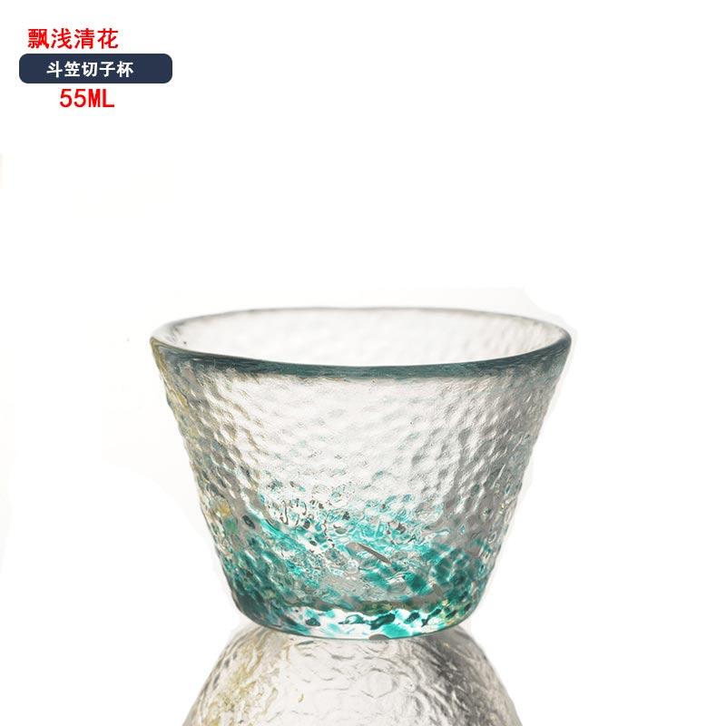 Japanese Style Colour Sake Glasses Creative Patterns Small Teacup 40ML 55ml Household Tavern Glass Cup Refined Kung Fu Tea Cup