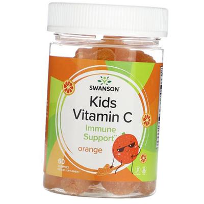 Vitamin C for Children, Kids Vitamin C, 60 Tabs Orange (36280247)
