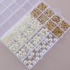 Letter Beads Pearls Beads Kit Delicate Loose Bead Mix Pearl Suit  DIY Jewelry Making