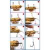 Fast Automatic Fishing Hook Tyer Aluminum Alloy Quick Double-headed Needle Tying Device for Easy Knots Saltwater Bait Lure Riggi 260319