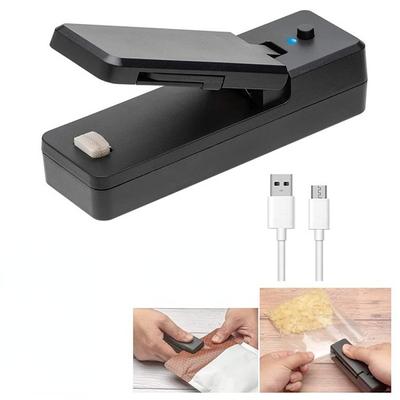 USB Rechargeable Heat Sealer Home Use Mini Sealing Machine Snack Plastic Bag Household Hand Pressure