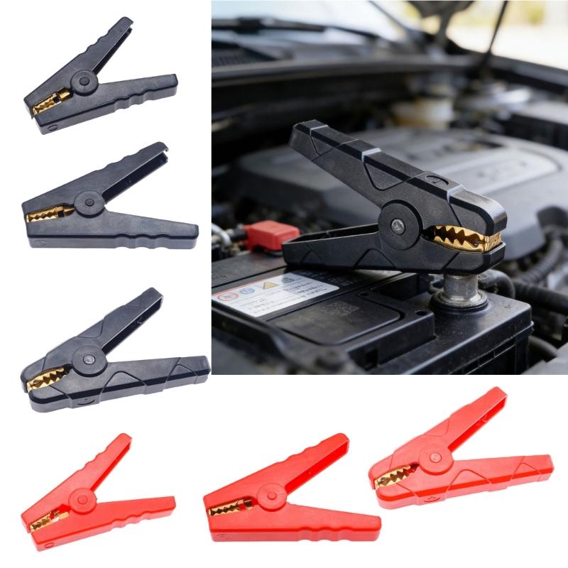 Professional Battery Terminals Clamps Alligator Clip Insulated Clamps for High Current Applications Secure Connection