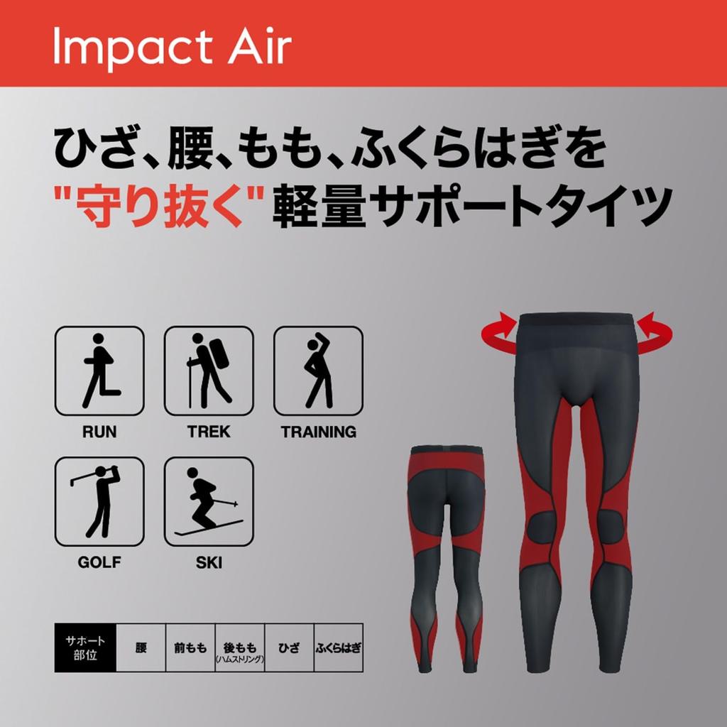 See Three Fit Impact Air Tights 3FW14127 K L