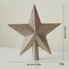 Topper Christmas Tree Star With Glitter Finish And European Style For Celebrate