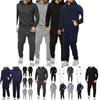 Immaculate Quality Mens Pullover Tracksuit Hoodie Jogging Bottoms Set With Stretch Fabric