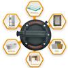 2025 Vacuum Suction Cup 200kg Loading Capacity Heavy Duty Vacuum Spreader For Tile Adsorption 8 Inch Cup Glass Granite Lifting