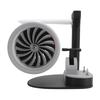 Desktop Fan with Red Tail Light Innovative Turbofan Engine Shape USB Turbo Cooling Fan Humidifier