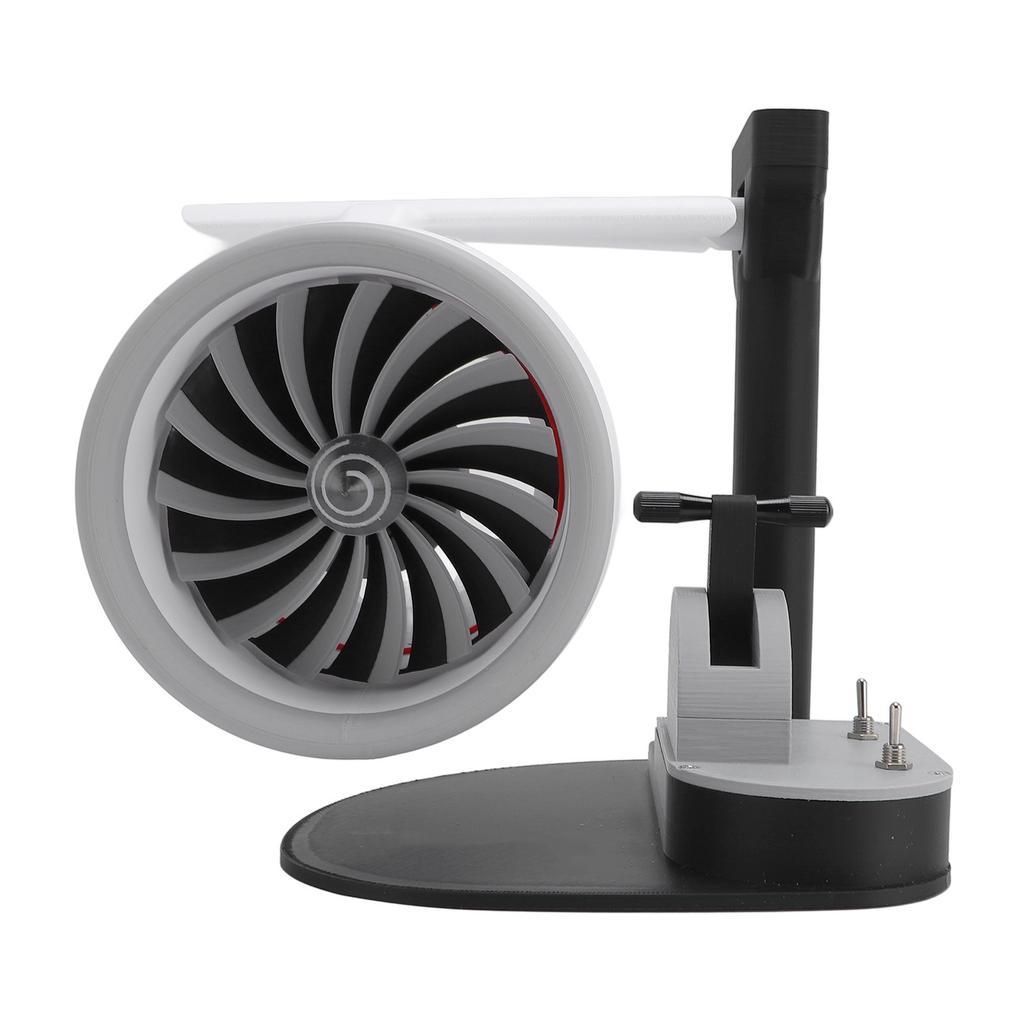 Desktop Fan with Red Tail Light Innovative Turbofan Engine Shape USB Turbo Cooling Fan Humidifier