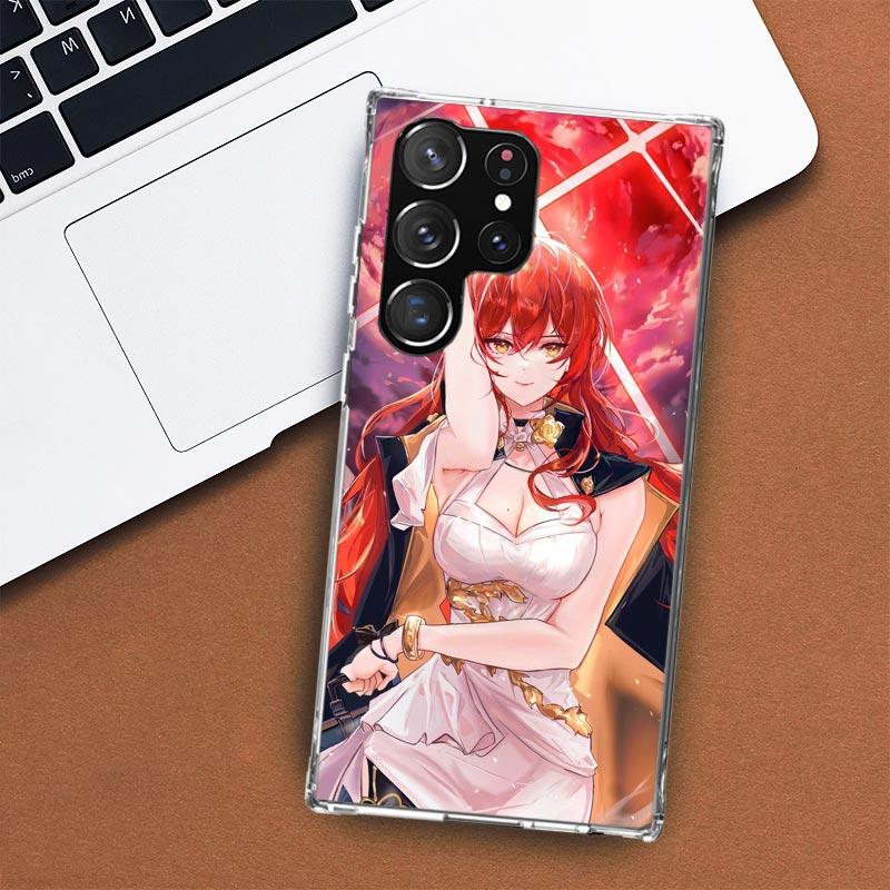 Honkai Star Rail Himeko Phone Case For Samsung Galaxy S24 S23 S22 Ultra S21 S20 Fe S10 Plus S10E S9 S8 + Shell Coque