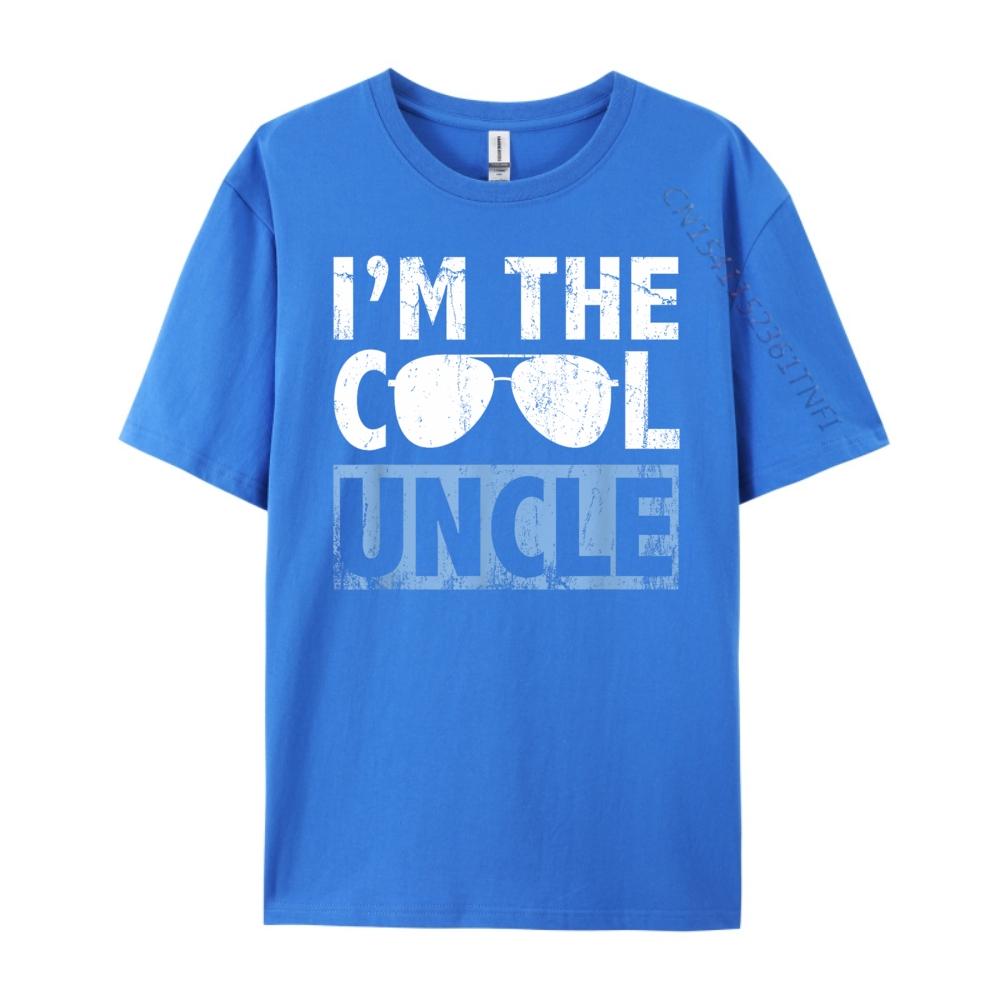 Im The Cool Uncle Shirt Gifts White T Shirt Men Streetwear