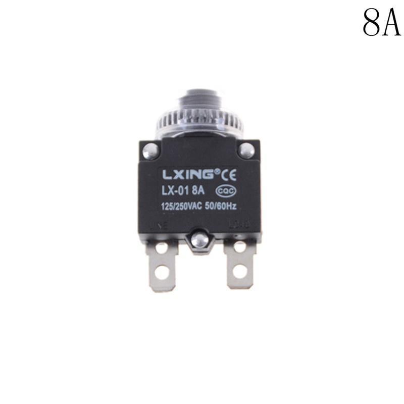 2set Thermal Switch Overload Protector Push Button+waterproof Cover Cheapness CC