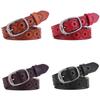 Classic Genuine Leather Womens Belt With Pin Closure For Office And Leisure