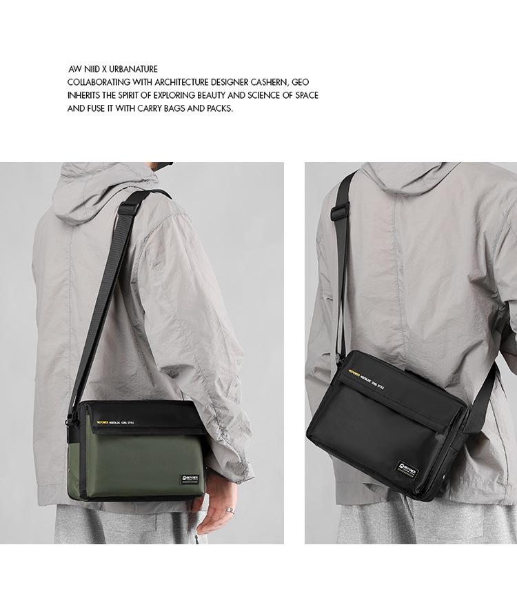 New Men's Lightweight Casual Fashion Crossbody Shoulder Bag for Travel and Outdoor