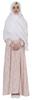 Bimba Printed Long Islamic Dress For Women  S Round Neck Muslim Prayer Robe