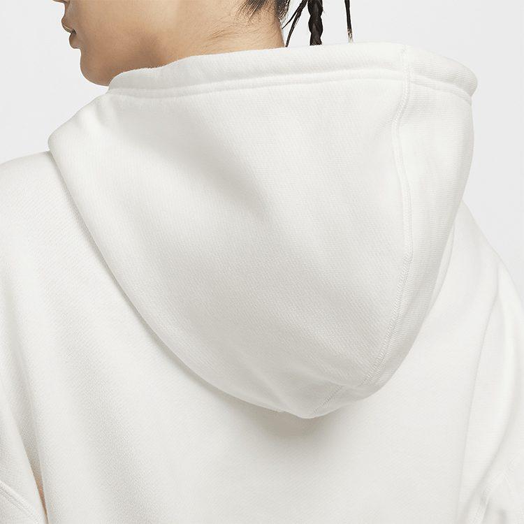 Nike Sportswear Women's Oversized Cropped French Terry Pullover Hoodie FV7778-133