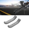 2 Bucăți Mâner Frână Silicon Mountain Bike Manetă Frână Capac Alb