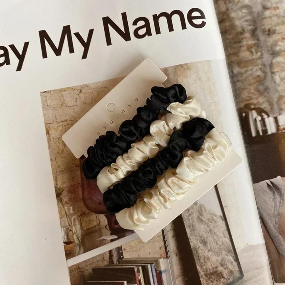Kitsch Satin Scrunchies for Women-No Crease HairTies for Girl Scrunchies For All Hair Types and Texture Perfect for Day or Night
