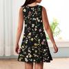 Girl Summer Dress Sleeveless Printed Color Casual Dress