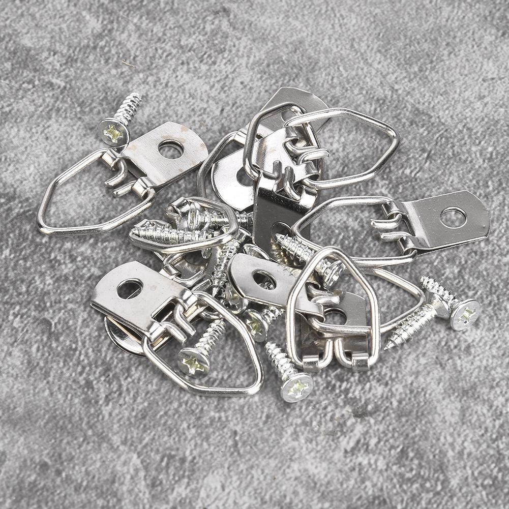 

50 шт. Подвеска для фоторамки Железный крючок для подвешивания фото на стену Художественные принадлежности 22-53 мм тип C