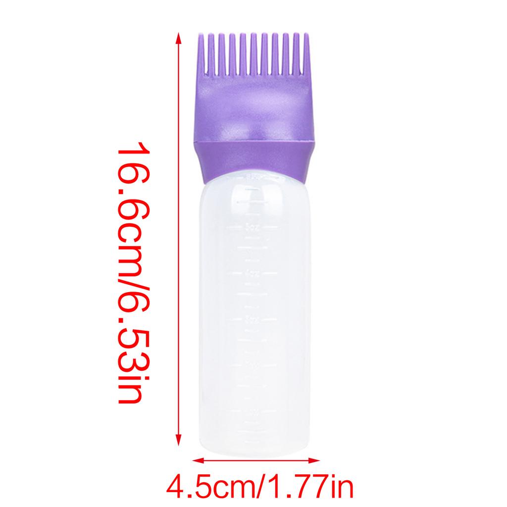 160ml Prázdná láhev s aplikátorem na šampon Salonové doplňky pro péči o vlasy Nástroj Láhve na čištění vlasů Pot pro suché mytí Čištění