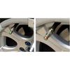 4PCS 2.4Bar Car Tire Pressure Indicator Valve Stem Caps 3 Color Alert Gauge External Monitor Sensor Universal Auto Accessories Valve Stems 1