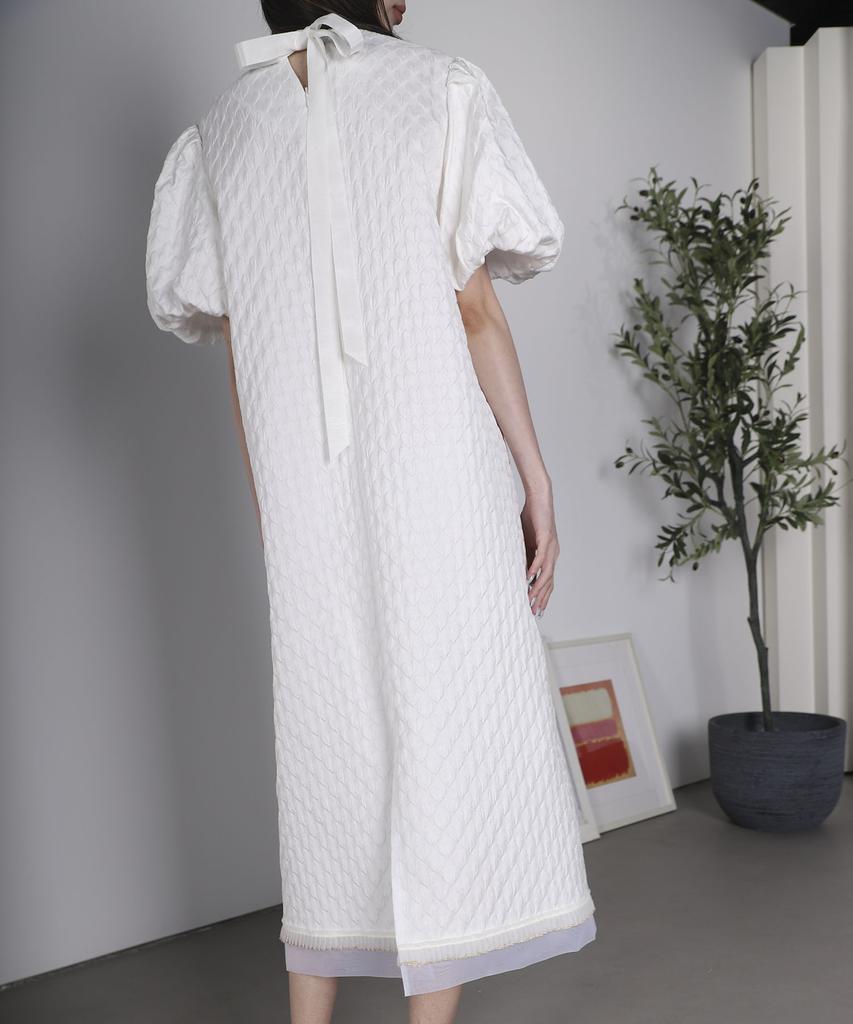 Tina Blossom White Heart Dress