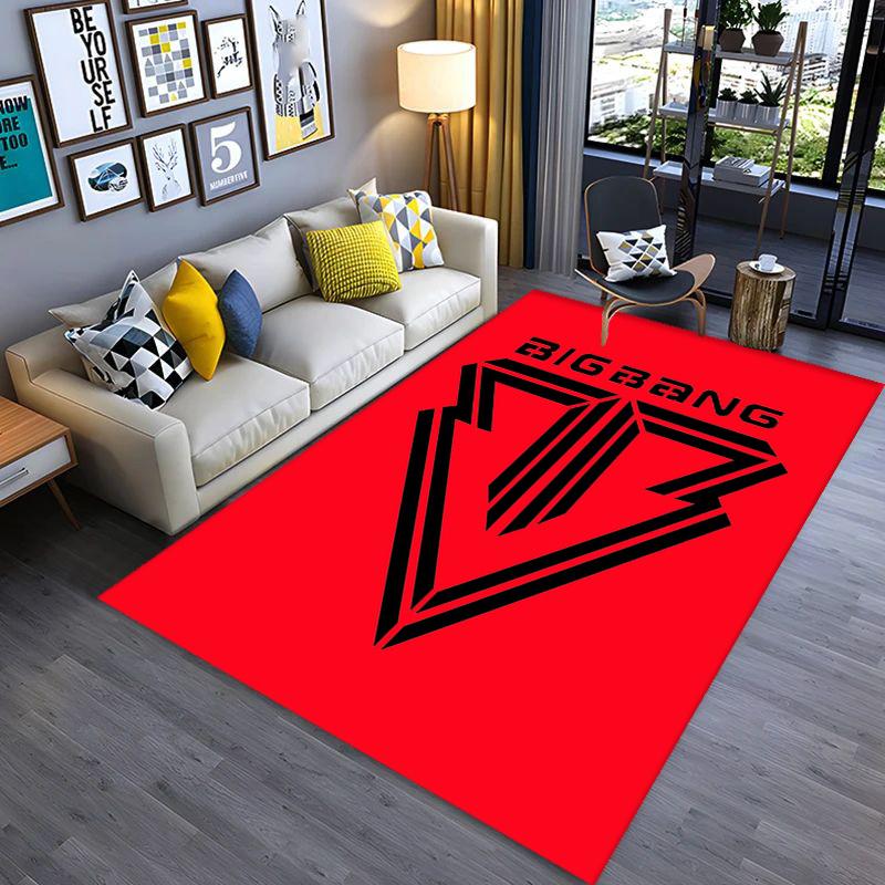 Bold Design: Big Bang Symbolism Carpet Floor Mats Living Room and Bedroom Mats Protective Pad Fashion Room