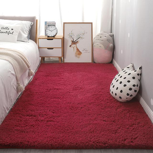 Modern Living Room Carpet Nursery With Fluffy Soft Carpets Teen Room Decor House Entrance Bathroom Bedroom Anti -Slip Doormats
