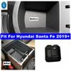 Central Armrest Storage Box Secondary Storage Center Console Organizer Compatible Accessories For Hyundai Santa Fe -