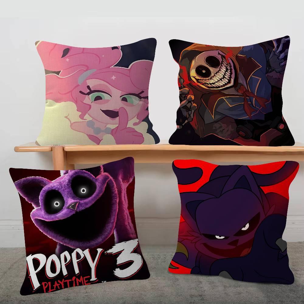 SPIEL Poppy Playtime Niedliche Cartoon Zweidimensionale Kissenhülle Schlafzimmer Sofa Kissenbezug Nickerkissenbezug