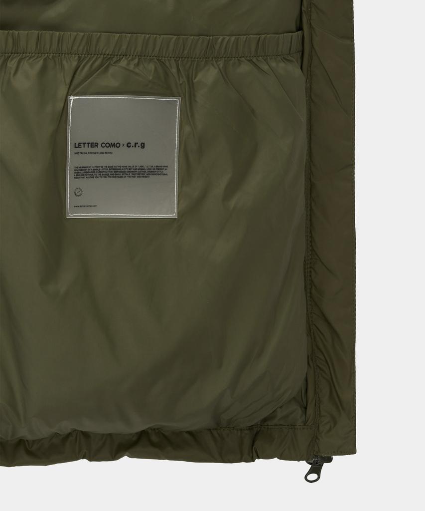 Lettercomo Youth & Daily Puffer Jacket Olive