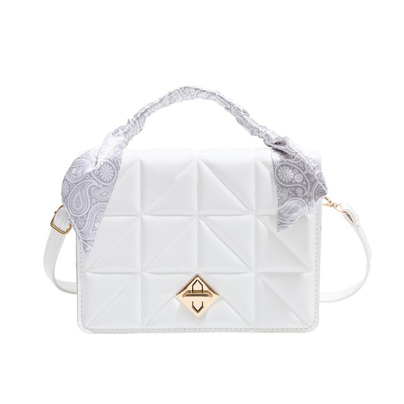 New Style and Fashionable Design One Shoulder Crossbody Fashionable Solid Color Spring and Summer Small Square Bag Texture Crossbody Bag